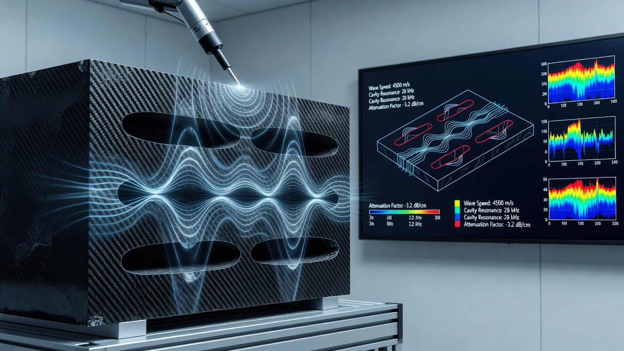 Examining How Engineered Internal Cavities Reshape Acoustic Wave Behavior in Advanced Composite Materials